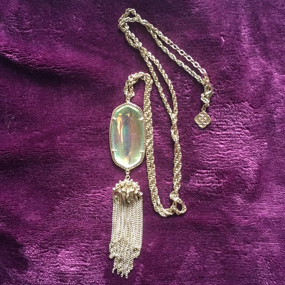 Kendra Scott clear iridescent Rayne